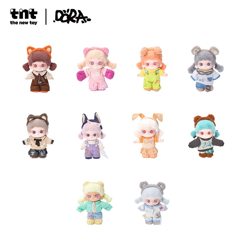 【Launch Local Time 07:00 PM, Dec 16th】TNTSPACE DORA Be Yourself Series Plush Pendant Blind Box Figur