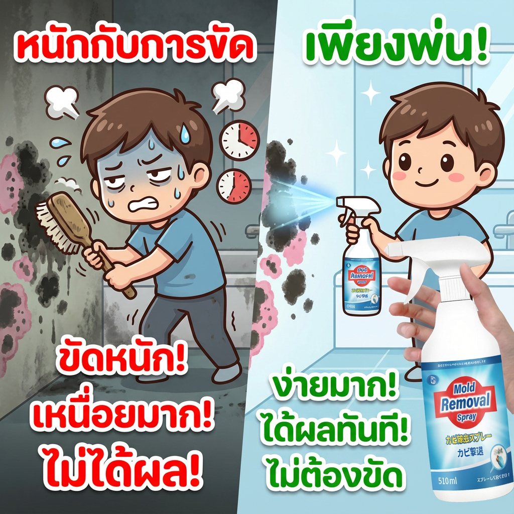 ✨กำจัดเชื้อรา 100%✨YA กำจัดเชื้อรา น้ำยาฆ่าเชื้อรา น้ำยากำจัดเชื้อรา 510ml สเปรย์กำจัดเชื้อรา สเปรย์