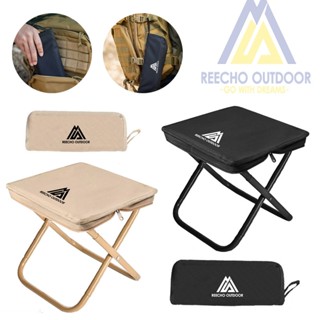 【REECHO OUTDOOR】แคมป์ปิ้ง สตูลพับสตูลหินอ่อน Mini เก้าอี้พับ…