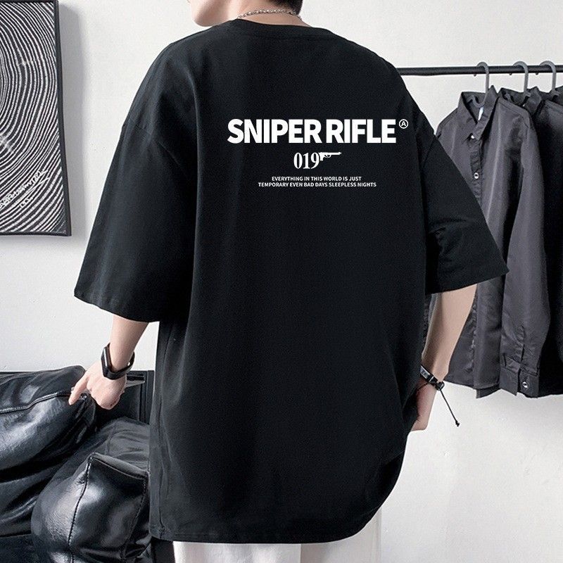 【ข้อเสนอมีเวลาจำกัด】NASAGISS Joint เสื้อยืดผ้าฝ้าย 100% สีดํา Retro พิมพ์ High Street สไตล์ออกแบบ oversize หลวม Fit จัดส่งฟรี