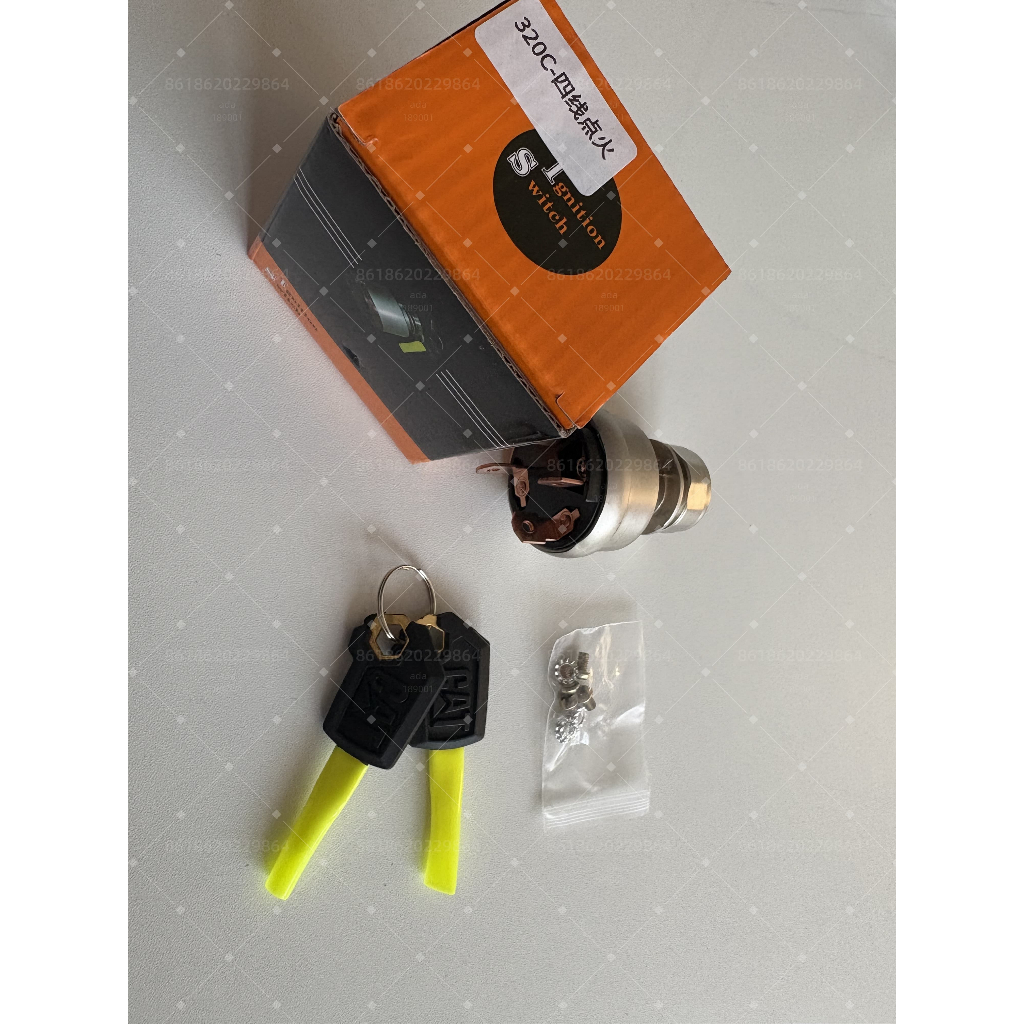 9G-7641 อุปกรณ์เสริมรถขุด Carter/E320C Start Lock Switch Accessories/4 สาย