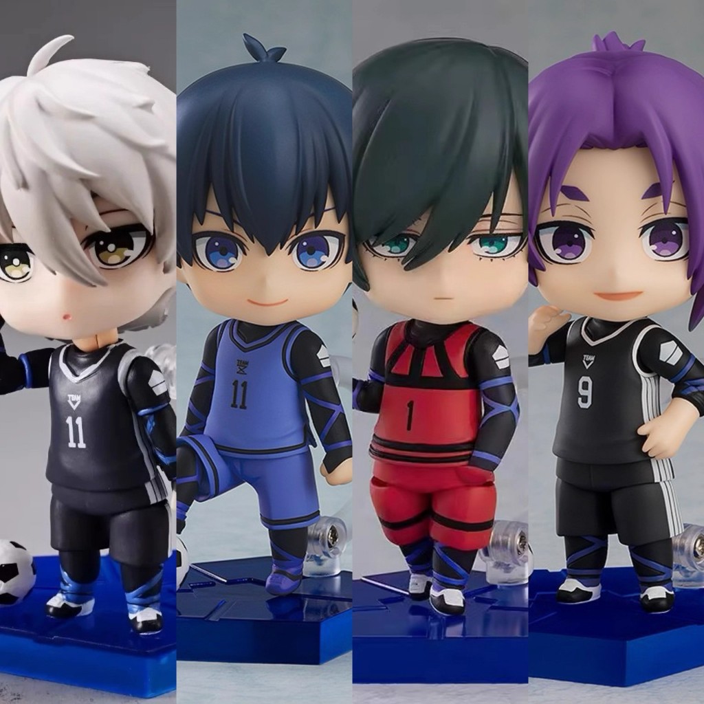 10 ซม. Blue Lock Blue Lock Nendoroid Isagi Nagi Kunigami Reo PVC Action Figure