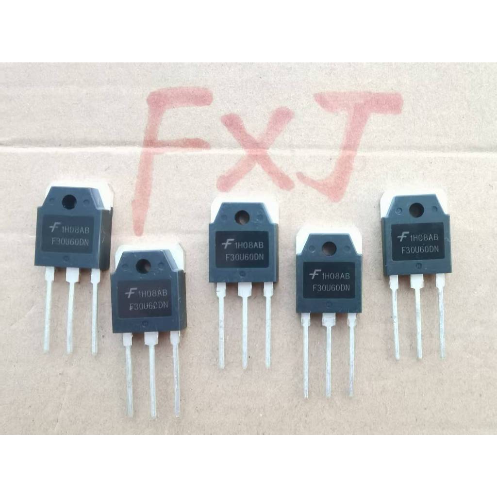 ((5 ชิ้น) F30U60DN ยี่ห้อใหม่ 30A600V TO-3P Quick Recovery Diode