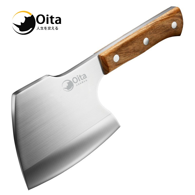 Oita บอน คัท แอ็กซ์ บัตเชอร์ ไนฟ โปรเฟสชั่นแนล คิทเช่น ไนฟ สแตนเลส เชฟ ไนฟ เมท คลีเวอร์