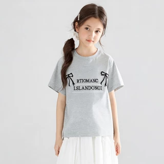 B&R Kids【ชุดแฟชั่นเด็กผู้หญิง】ส่งจากไทย เสื้อทีแขนสั้นลายน่ารักเด็ก กระโปรงสีขาว สไตล์เกาหลี ใหม่ล่าสุด ผ้านุ่ม