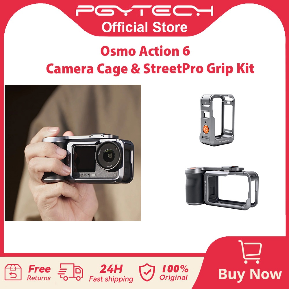 PGYTECH Osmo Action 6 กรงกล้อง & ชุดกริป StreetPro