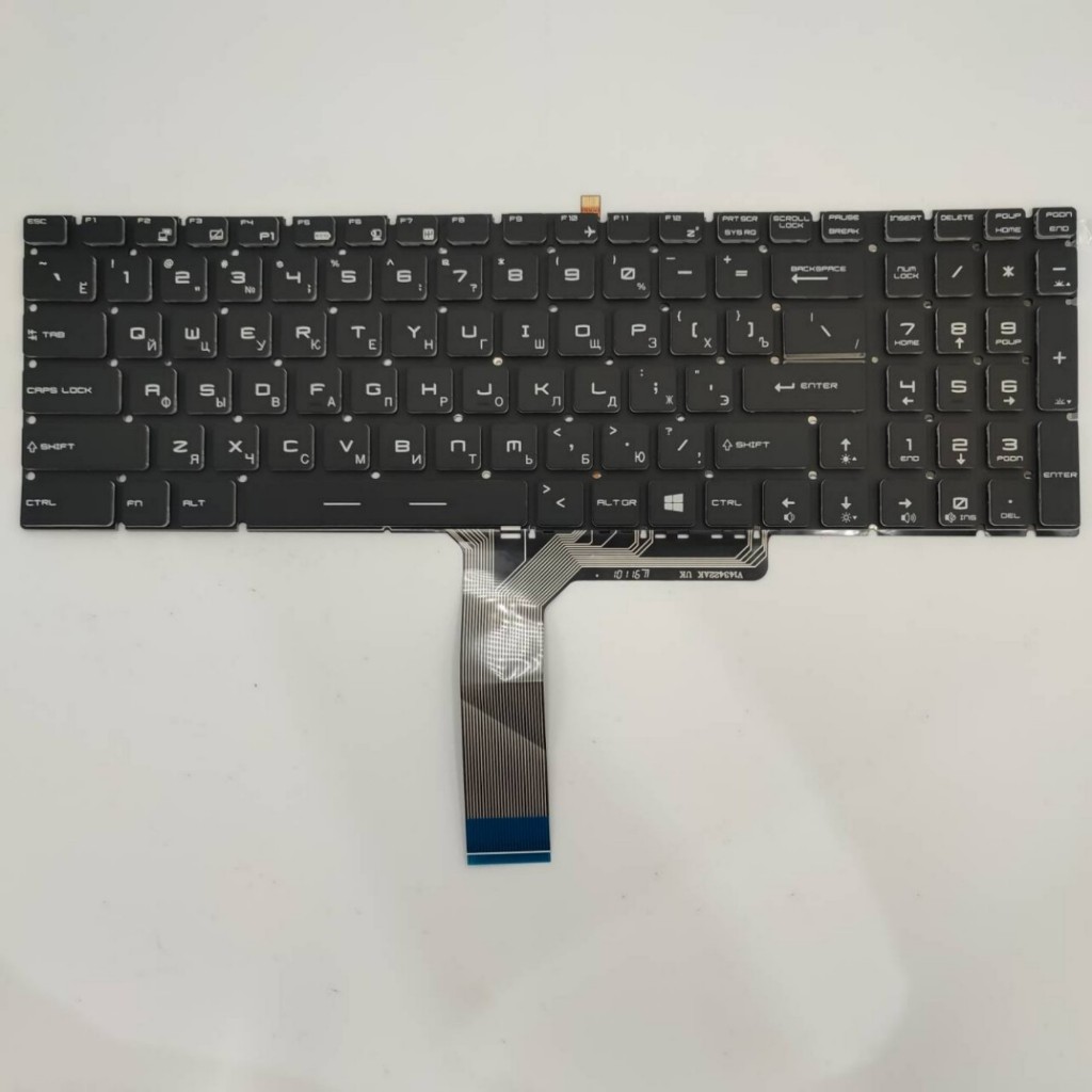 US สําหรับ MSI GL65 GL72M GP62 GP65 GP72 GP75 GV62 GE62 GE72 แป้นพิมพ์แล็ปท็อป