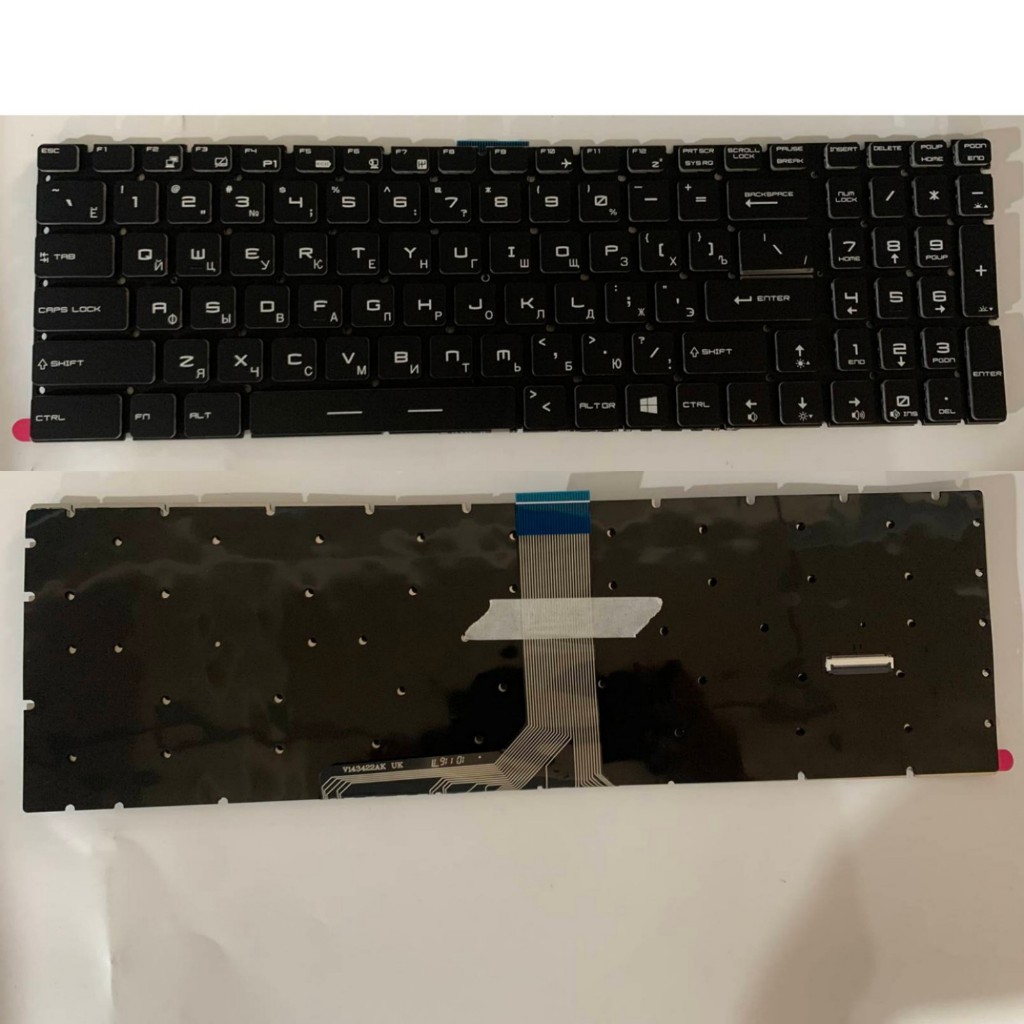 US สําหรับ MSI GL65 GL72M GP62 GP65 GP72 GP75 GV62 GE62 GE72 แป้นพิมพ์แล็ปท็อป