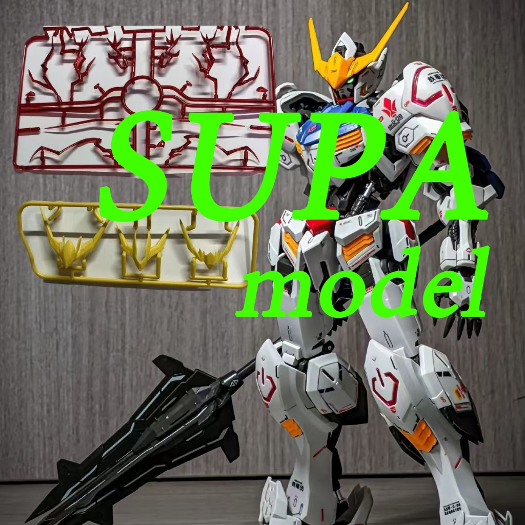 SUPA MG Barbatos 1/100 (စတစ်ကာပါ) DIY ကိုယ်တိုင်တပ်ဆင်နိုင်သော Mecha မော်ဒယ်
