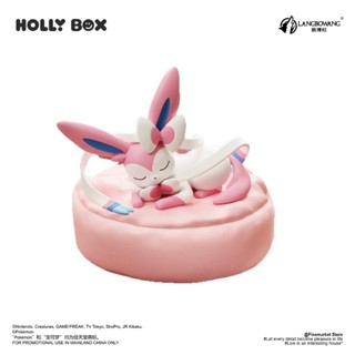 ของแท้ Pokemon Eevee sleeping pose figurines กล่องสุ่ม ของขว…