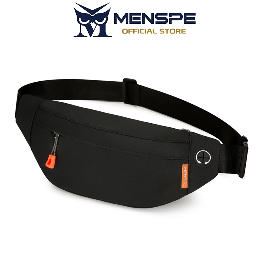Menspe Unisex Cross Body Bag กระเป๋าคาดหน้าอกผู้ชายs กีฬาเข็มขัดเอวกระเป๋าผู้หญิงกันน้ํากระเป๋าออกกําลังกายเงินโทรศัพท์เอว Fanny Pack