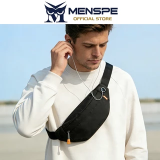 Menspe Unisex Cross Body Bag กระเป๋าคาดหน้าอกผู้ชายs กีฬาเข็มขัดเอวกระเป๋าผู้หญิงกันน้ํากระเป๋าออกกําลังกายเงินโทรศัพท์เอว Fanny Pack