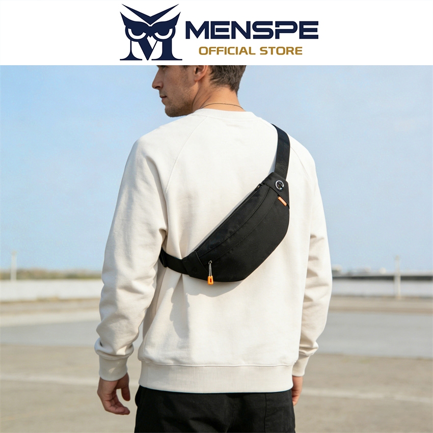 Menspe Unisex Cross Body Bag กระเป๋าคาดหน้าอกผู้ชายs กีฬาเข็มขัดเอวกระเป๋าผู้หญิงกันน้ํากระเป๋าออกกําลังกายเงินโทรศัพท์เอว Fanny Pack ราคา ถูกที่สุด ดีลบีเคเค แกลเลอรีภาพที่ 6