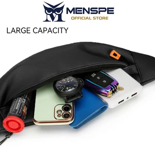 Menspe Unisex Cross Body Bag กระเป๋าคาดหน้าอกผู้ชายs กีฬาเข็มขัดเอวกระเป๋าผู้หญิงกันน้ํากระเป๋าออกกําลังกายเงินโทรศัพท์เอว Fanny Pack