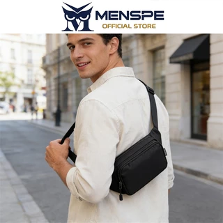 MENSPE กระเป๋าเอวผู้ชายถุงกีฬาหน้าอก crossbody กระเป๋าปั่นจักรยานกระเป๋าน้ำกันน้ำ