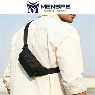 MENSPE กระเป๋าเอวผู้ชายถุงกีฬาหน้าอก crossbody กระเป๋าปั่นจักรยานกระเป๋าน้ำกันน้ำ