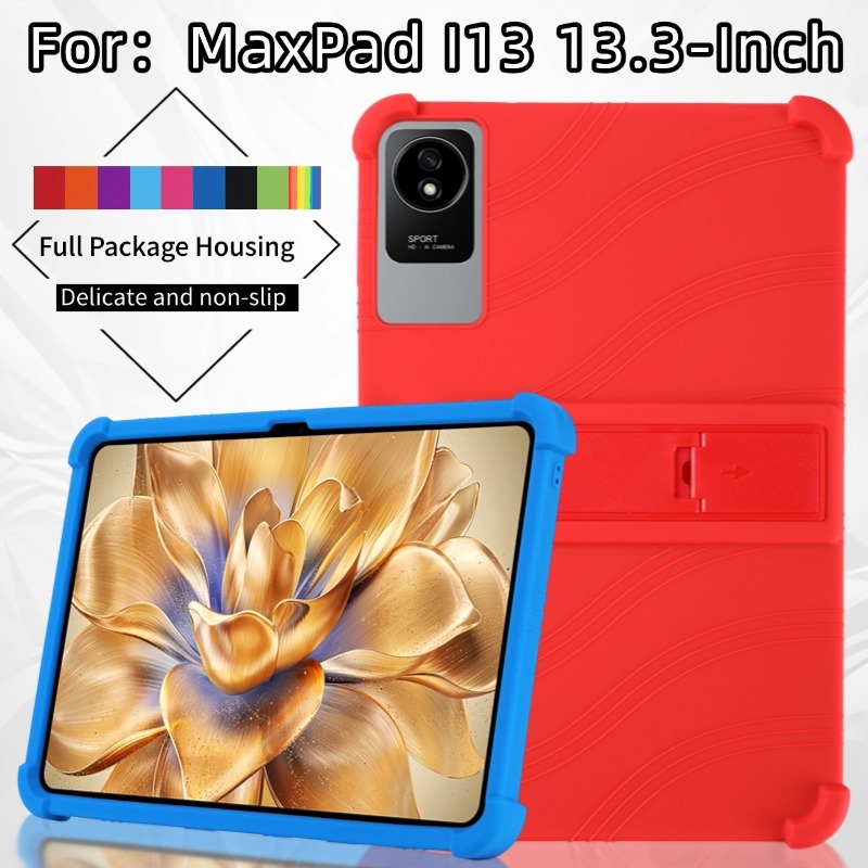 for BMAX MaxPad i13 MaxPadi13 13.3 Inch Android Tablet Case Super Shockproof Soft Silicone Protective Case Stand Cover