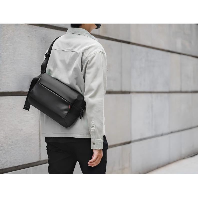 กระเป๋าสะพาย Messenger GT21M1 M ขนาดสามารถจัดเก็บ iPad pro 11 นิ้วผู้ชายขนาดใหญ่-ความจุ 7L Ballistic