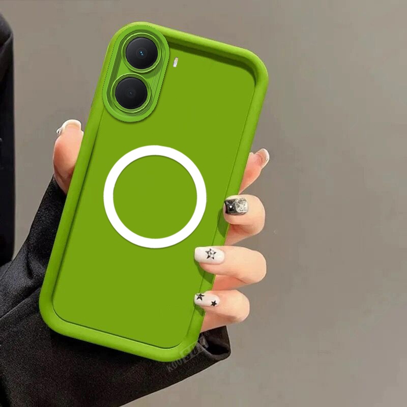 [รีวิว 99%] สําหรับ Tecno Spark GO 1 1S 2 2S 3 เคสโทรศัพท์รวมทุกอย่างสีทึบผิวรู้สึกปลอกแม่เหล็ก