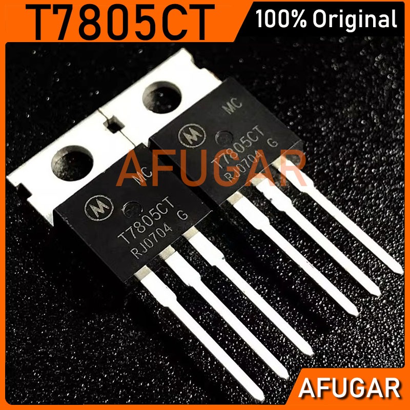 10 ชิ้น T7805CT MCT7805CT TO-220 ทรานซิสเตอร์ควบคุมสามทางเชิงเส้นใหม่เดิม