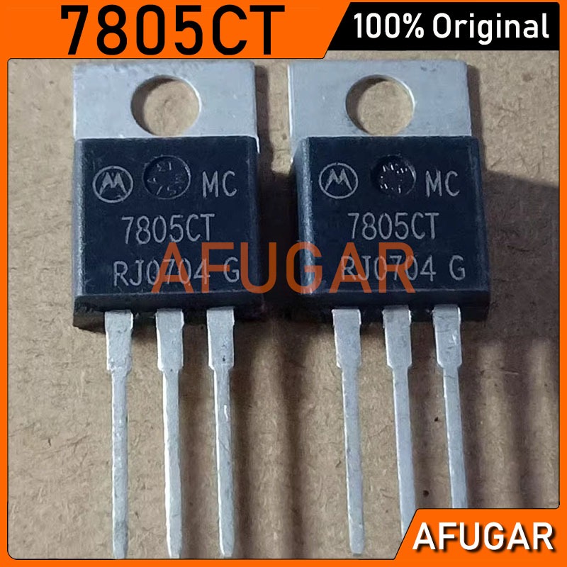 5 ชิ้น 7805CT MC7805CT TO-220 ทรานซิสเตอร์ป้องกันแรงดันไฟฟ้าใหม่เดิม