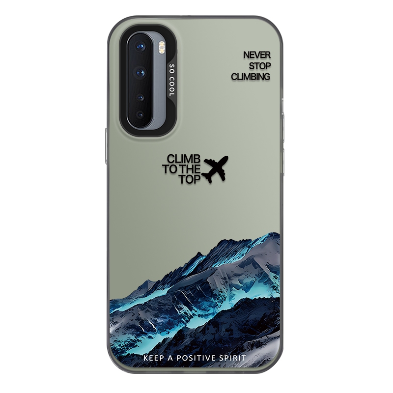 สําหรับ OnePlus Nord/1+ Nord,รูปแบบภูเขาหิมะ,กันรอยขีดข่วน,และให้ความรู้สึกมือที่ดี,เคสโทรศัพท์ IMD ป้องกันการตกแบบด้านคุณภาพสูง