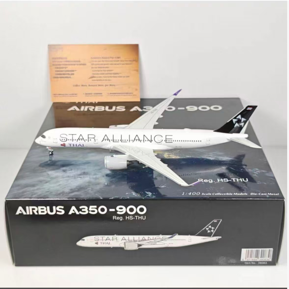 ของ 39083 390851:: 400 Thai Airlines A350-900HS-THU HS-THQ Starry Sky