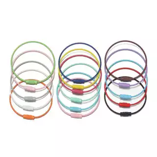 ชุดทำพวงกุญแจ DIY เซ็ตลูกปัดอะคริลิคหลากสี จี้ดาวและตัวอักษรภาษาอังกฤษ สำหรับของขวัญแฮนด์เมด