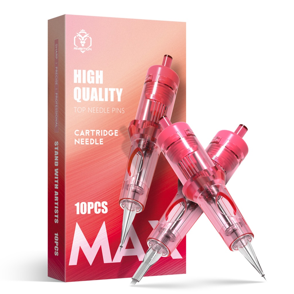 AMBITION 10PC SMP & กึ่งถาวรตลับหมึกสักเข็ม Micropigmentation ถาวร Make-Up Eyebrows อายไลเนอร์ริมฝีปาก Microblading