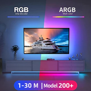 ไฟเส้น RGBIC แบบซิลิโคน 🌈 เปลี่ยนสีได้หลายโหมด ควบคุมด้วยรีโมท/แอปมือถือ USB 5V ตกแต่งห้องนอน โต๊ะคอม