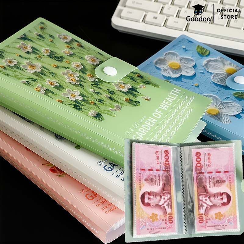 จีดี หนังสือออมทรัพย์ ดอกไม้ที่สวยงามและสดนักเรียนหนังสือออมทรัพย์เก็บเงินสดหนังสือความมั่งคั่งสวนพิมพ์หนังสือออมทรัพย์แบบพกพ