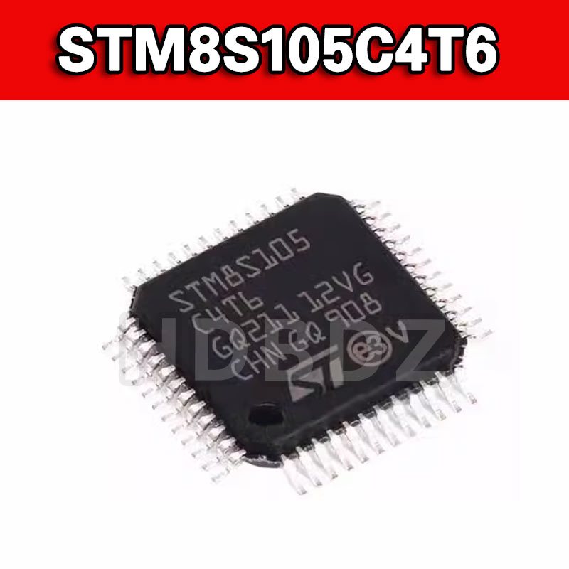 2~5PCS STM8S105C4T6 LQFP-48 16MHz 16KB  8bit  Microcontroller ชิป IC ARM ST MCU