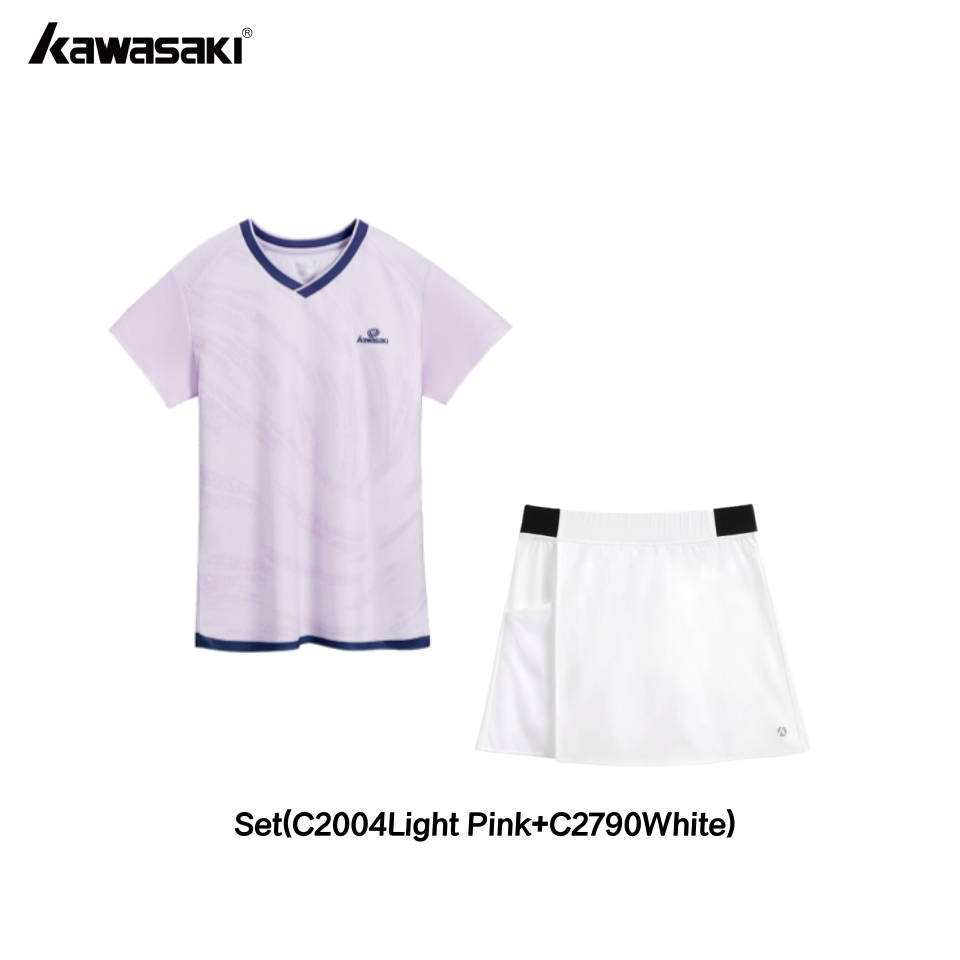 KAWASAKI คาวาซากิ 2025 ใหม่แบดมินตันย์กีฬาเสื้อยืดผู้ชายและผู้หญิงเหงื่อ-ไส้ตะเกียง แห้งเร็วระบายอากาศเสื้อลําลอง ค2004&ค2785&ค2790&ค2786&ค2787 - รูปที่ 3