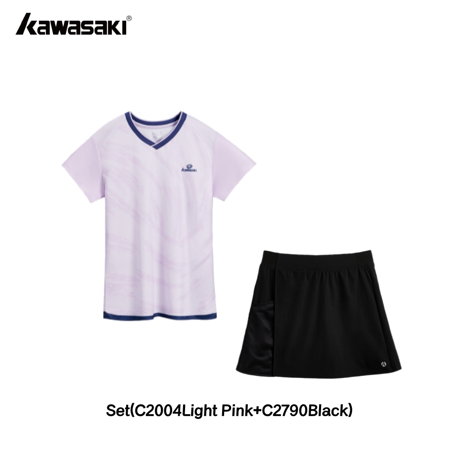 KAWASAKI คาวาซากิ 2025 ใหม่แบดมินตันย์กีฬาเสื้อยืดผู้ชายและผู้หญิงเหงื่อ-ไส้ตะเกียง แห้งเร็วระบายอากาศเสื้อลําลอง ค2004&ค2785&ค2790&ค2786&ค2787 - รูปที่ 4