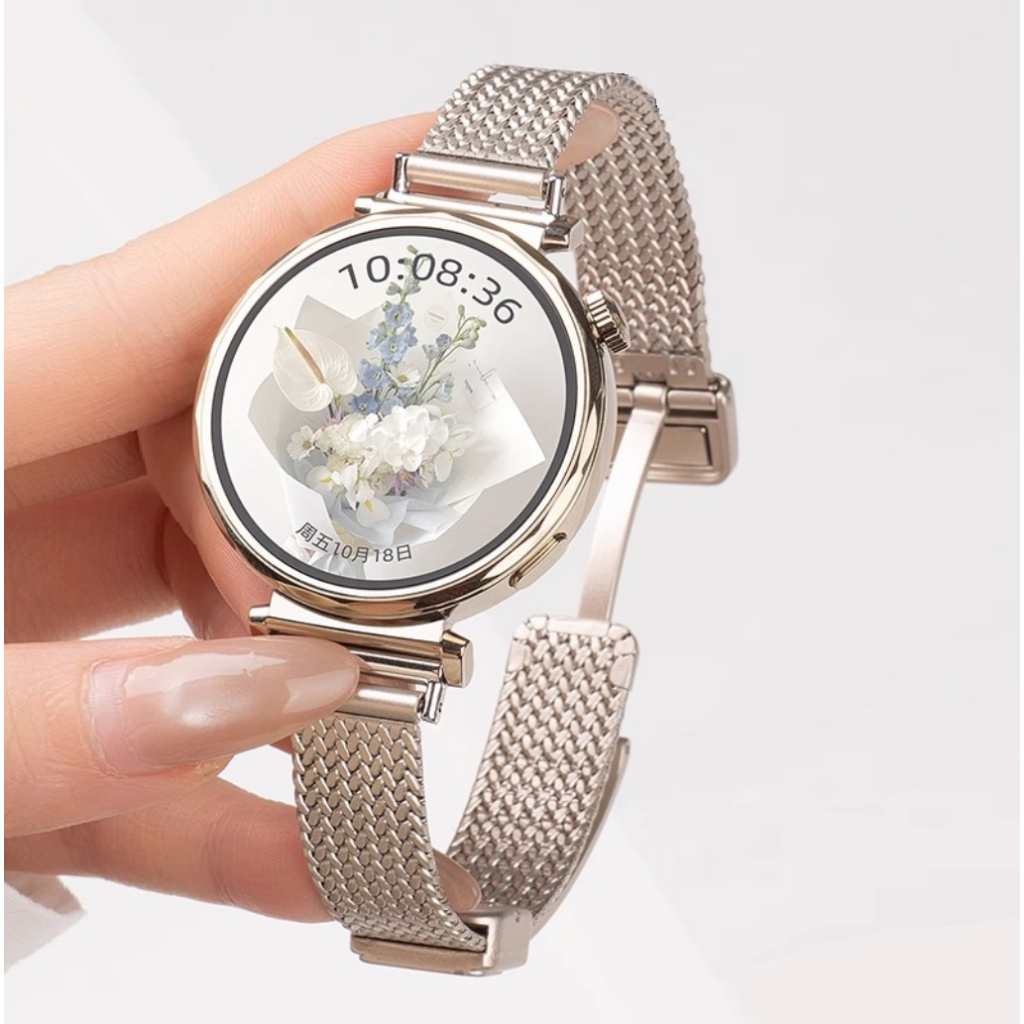 Stainless Wheat Magnetic Loop For Huawei watch gt 6 pro สาย Huawei watch gt 6 Strap Huawei watch GT 