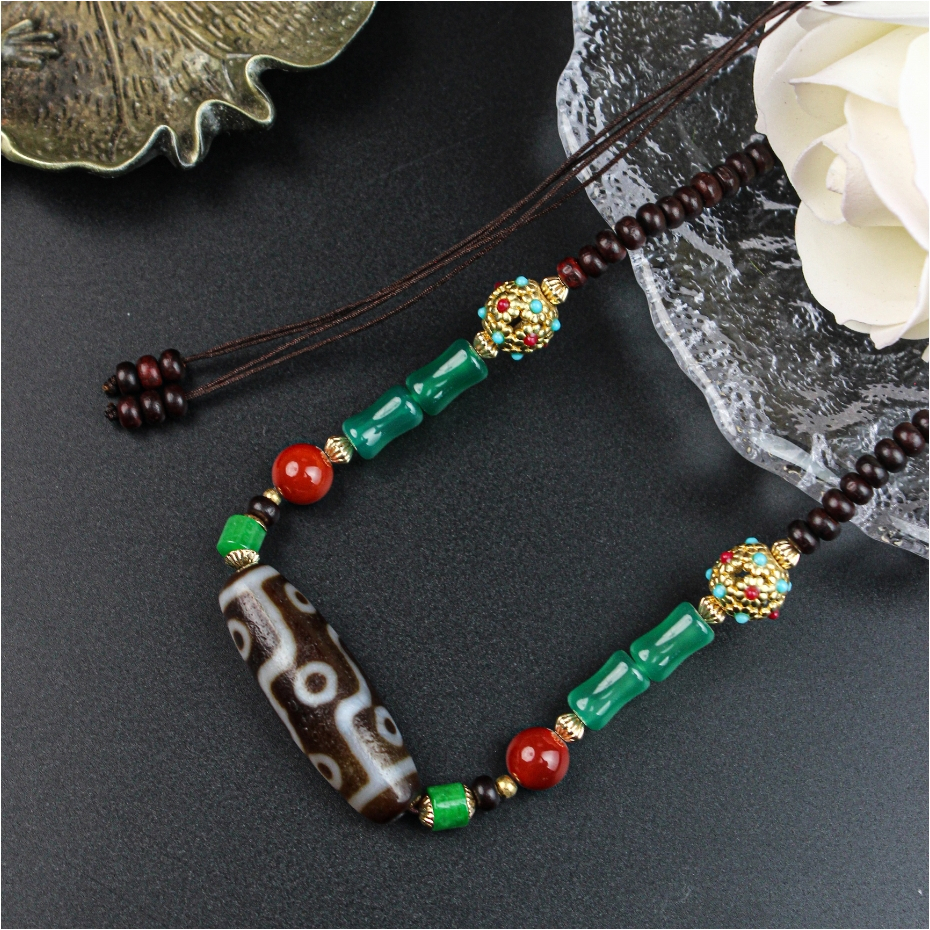 [Zangyuange] สร้อยคอเก้าตา zyg143