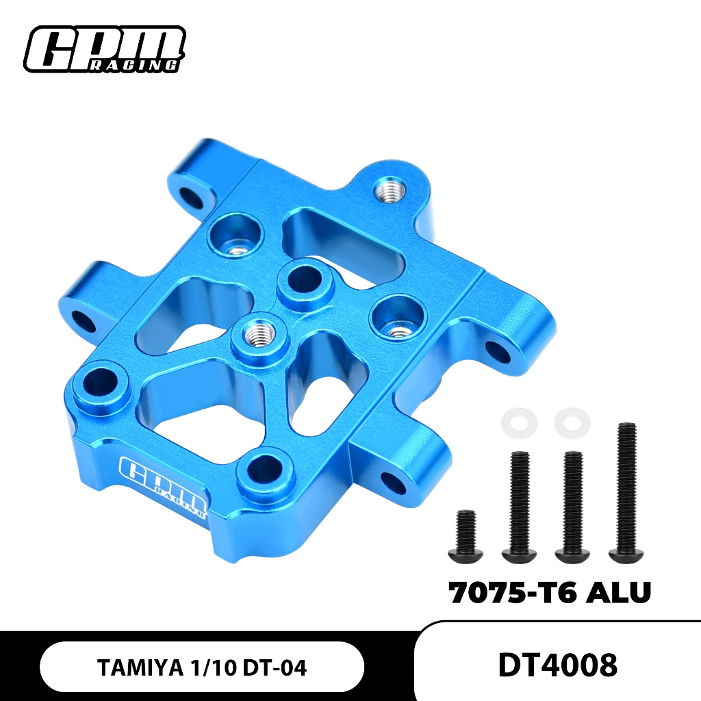 GPM 7075-T6 ALLOY FRONT SUSPENSION PIN MOUNT สําหรับ TAMIYA 1/10 DT-04 RC FIGHTER NXGEN RC รุ่นรถ UP