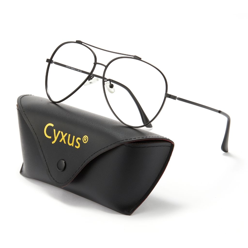 Cyxus  America แว่นตากันแดด ป้องกันรังสี UV- สีดํา 8805