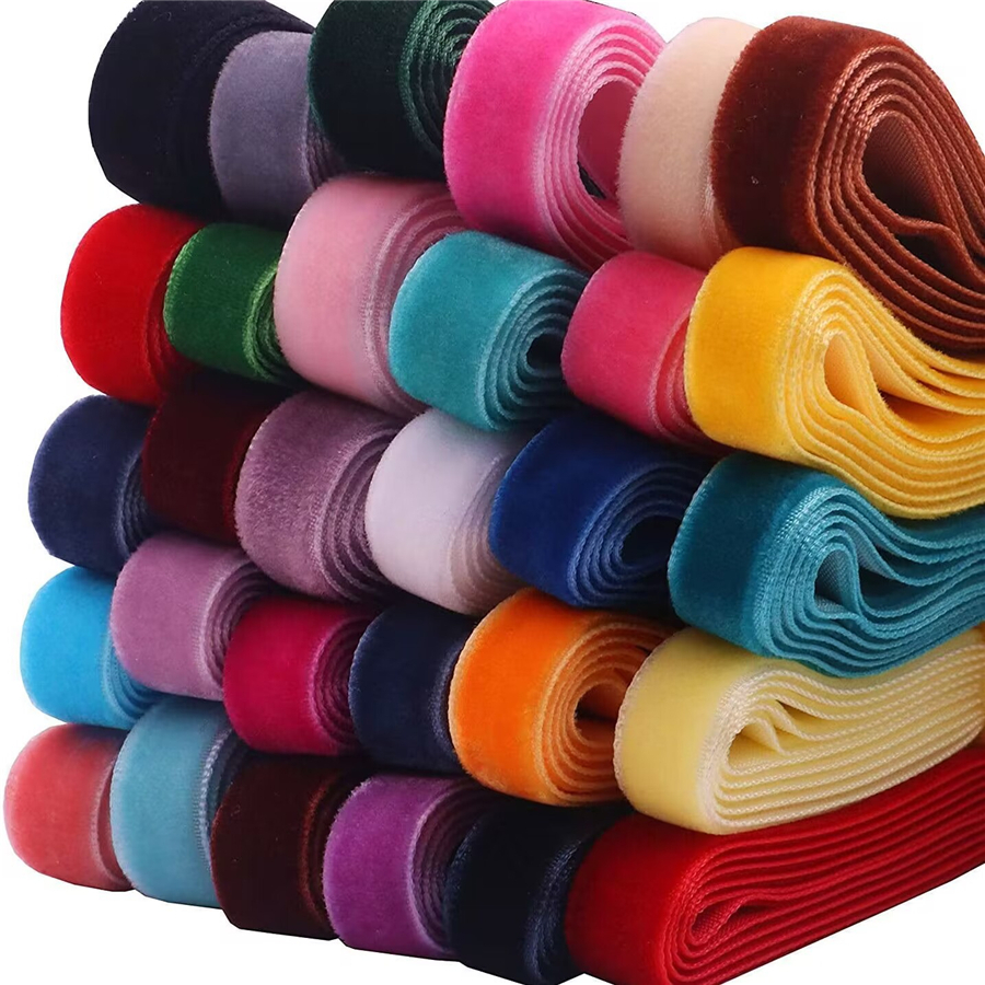 3yards 20 มม.ริบบิ้นกํามะหยี่ Handmade งานแต่งงานตกแต่งริบบิ้นสําหรับห่อ DIY ผม Bows เย็บหัตถกรรม