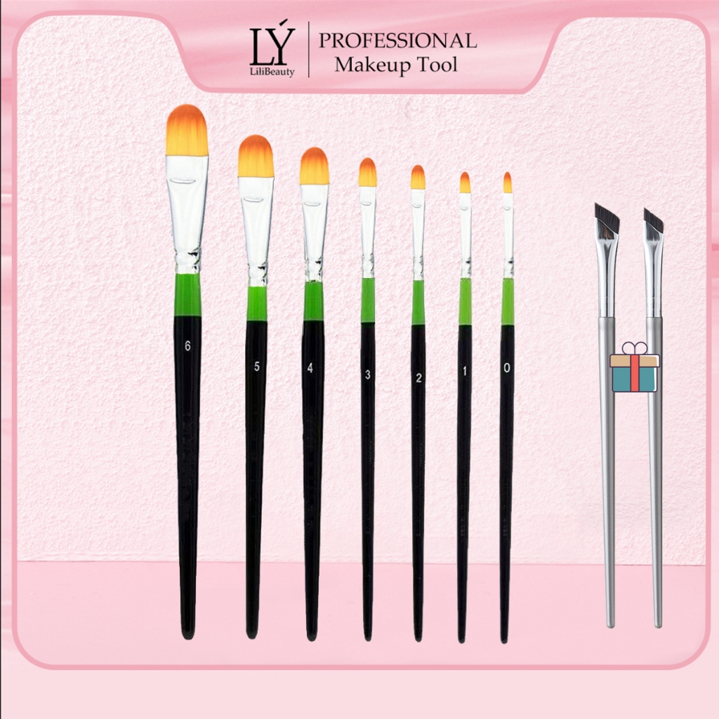LiliBeautyFoundation Brush Concealer Brush Set HW0123456