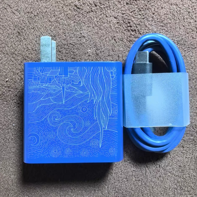 2 IN1 สําหรับ Nubia Z60 Ultra 80W Charger USB Dual Type-C Fast Charger Wall Charger อะแดปเตอร์ 9A สา