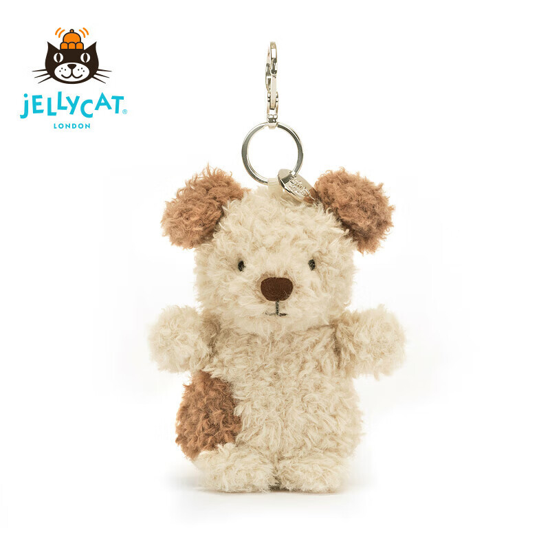 100% Official Authentic UK Jellycat Little Pup Bag Charm Plush Keychain Doll Pendants figurine Toy