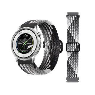 สําหรับ OPPO Watch S ไนลอนยืดหยุ่นถักสายนาฬิกา 22 มม