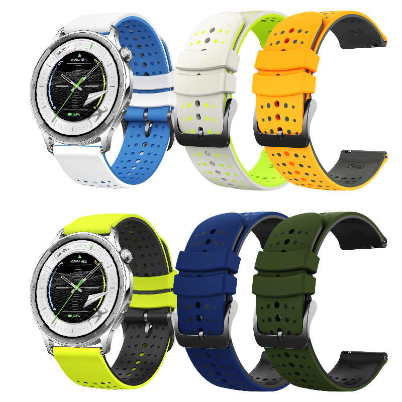 สําหรับ OPPO Watch S Soft & Skin-Friendly Replacement Strap (22mm, หลายสี)