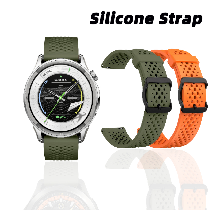 สําหรับ OPPO Watch S Strap Breathable Strap ซิลิโคนนุ่มสายคล้องคอ