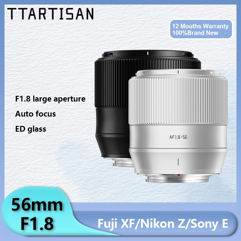 Ttartisan 56mm F1.8 APS-C AF เลนส์โฟกัสอัตโนมัติ ขนาดใหญ่ สําหรับ Sony E A6400 A6300 A7C A7CII A7MII
