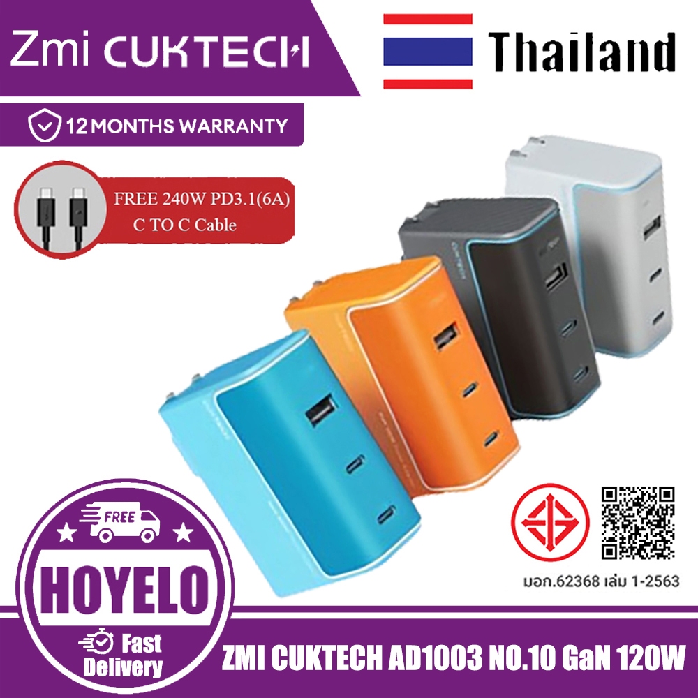 ZIM CUKTAKE AD1003 NO.10 Fast Charger GaN 120W Super Energy Flash Charger
