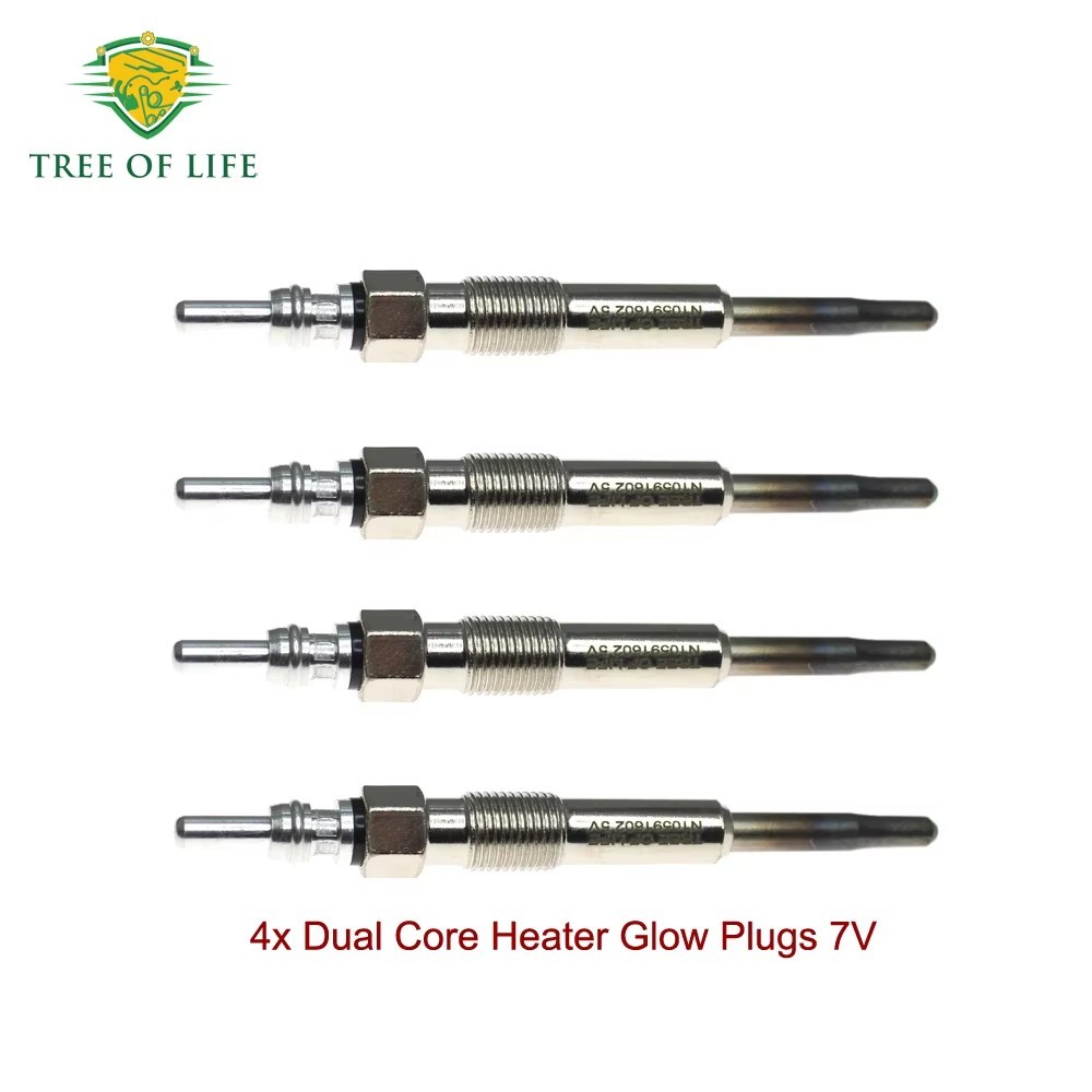 ปลั๊กเรืองแสงฮีตเตอร์ 4x 5V N10591602 สําหรับ VW PASSAT B6 TRANSPORTER T5 AUDI A3 8P A4 B7 B6 A2 8Z 