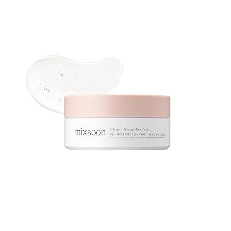 Mixsoon Collagen Hydrogel Eye Patch Hydrating Gel Eye Mask พร้อมคอลลาเจน เปปไทด์ และกรดอะมิโนสําหรับ