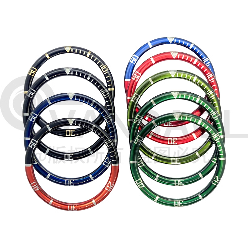 อุปกรณ์เสริมนาฬิกา ปรับให้เข้ากับ SKX007 Bezel Baffle SKX011 ปากแหวนเรซิน 38 * 31.5 มม.